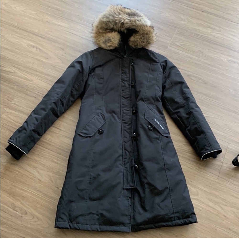 Black Canada Goose Parka Jacket
